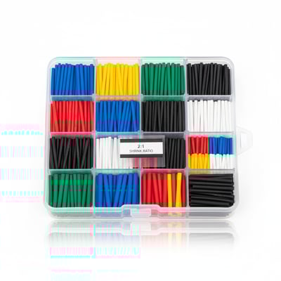 Heat Shrink Tubing Color Coded 500pc